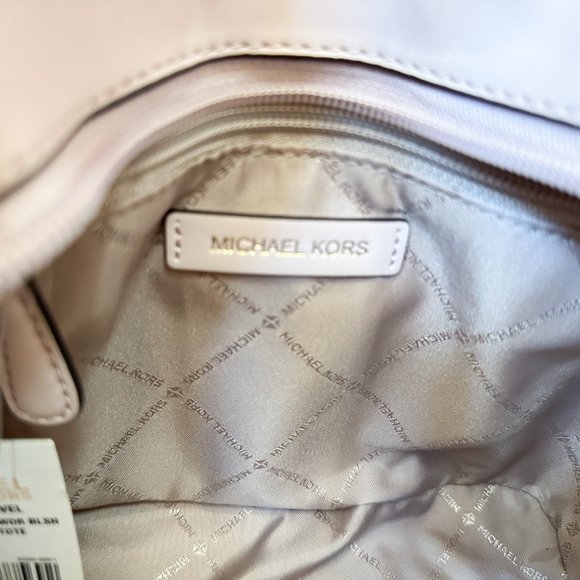 Michael Kors Jet Set Travel XS Carryall Tote Crossbody Bag MK Pink Miami - Picture 11 of 11